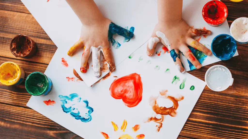 Fine Motor Skills Activity - Finger Painting