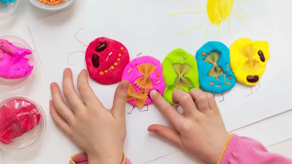 first of Motor Skills Activities Play dough 